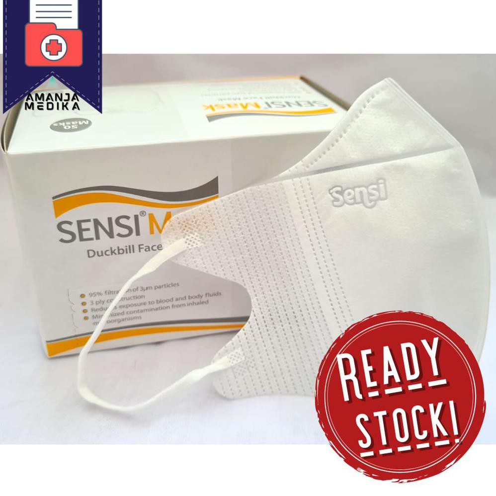 (READY STOCK) Masker Sensi Duckbill REPACK (/5pcs dan /10pcs) BACA DESKRIPSI