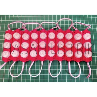 Lampu LED Modul 3 Mata SMD DC 12Volt dan 24 Volt waterproof 3 Mata 12V 24V Variasi
