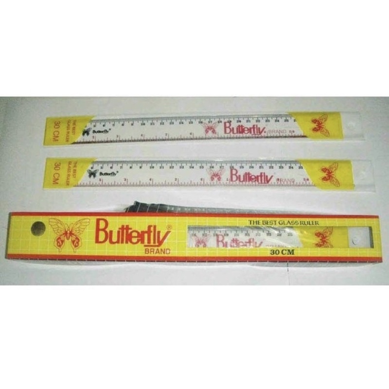 

Penggaris Plastik Butterfly 20cm