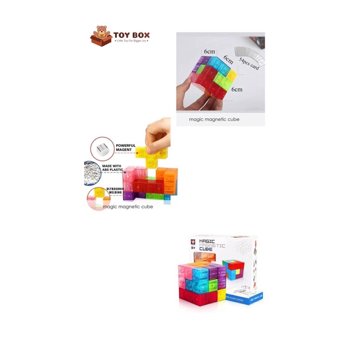 Magnetic building blocks magic