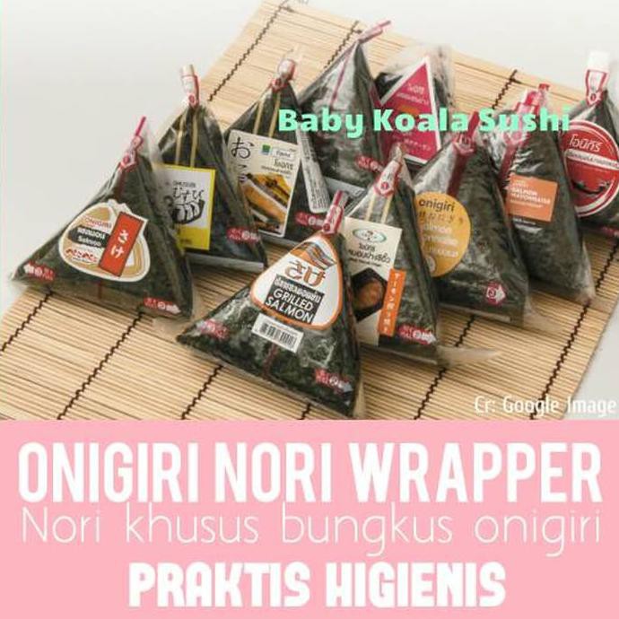 

GRATIS ! NORI ONIGIRI | Nori Wrapper Khusus Bungkus Onigiri Triangle
