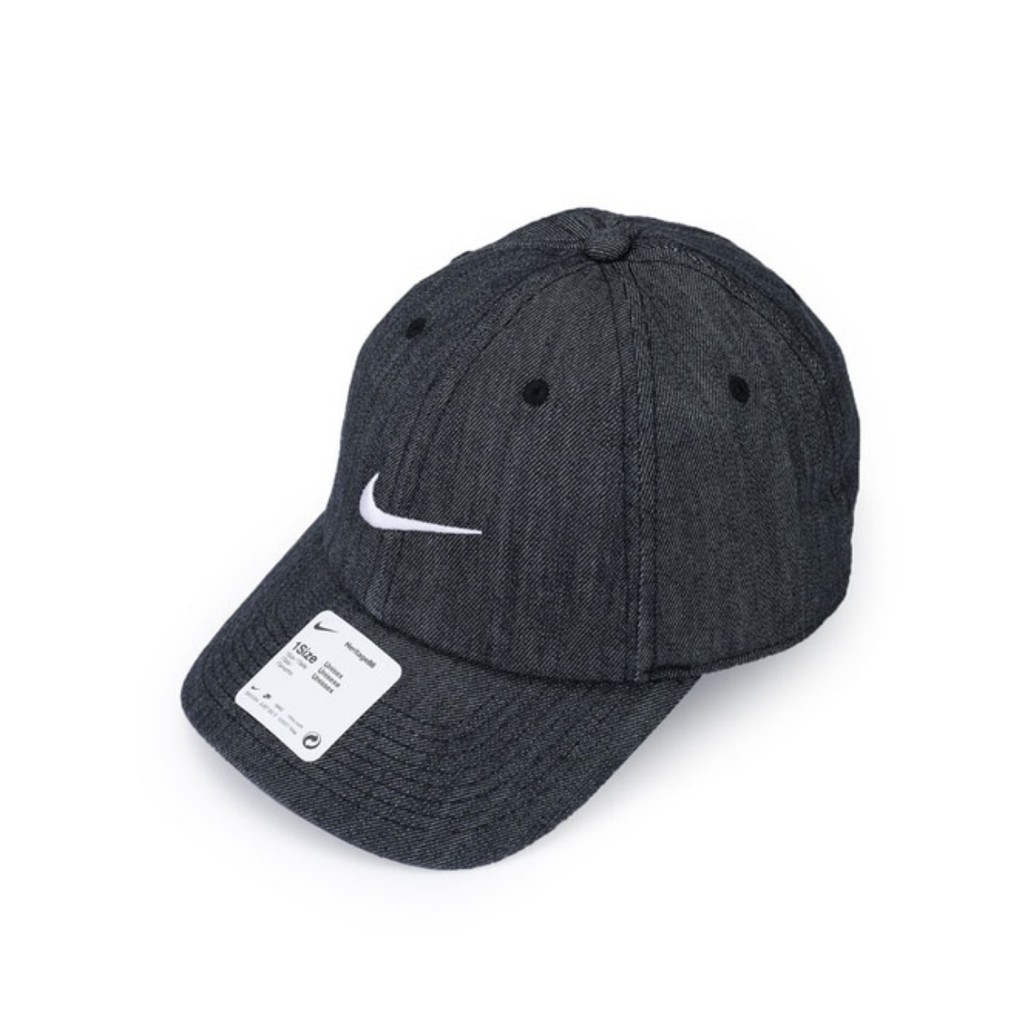 Nike Swoosh Denim NSW Heritage86 Cap DJ6220-010 Topi Original 100%