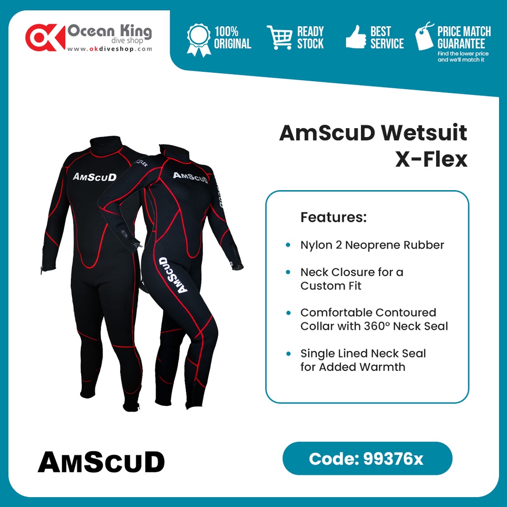 Amscud Wetsuit X-Flex 2.5mm