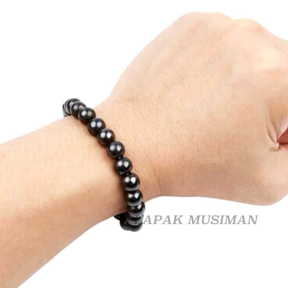 [Bayar di Tempat] GELANG BATU KESEHATAN BRACELET STONE ENERGY PRIA WANITA