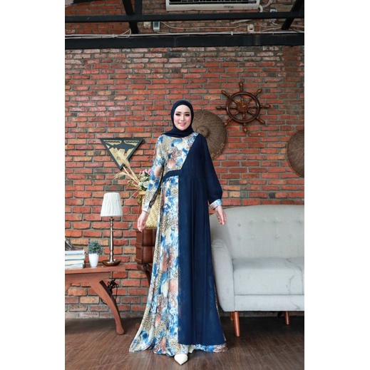 Dress Quinsha Fashion Muslimah Kekinian/Gamis By Glamz