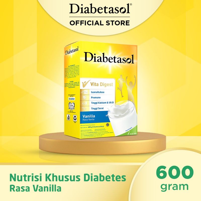 

Diabetasol Milk 600gr Vanila dan Coklat