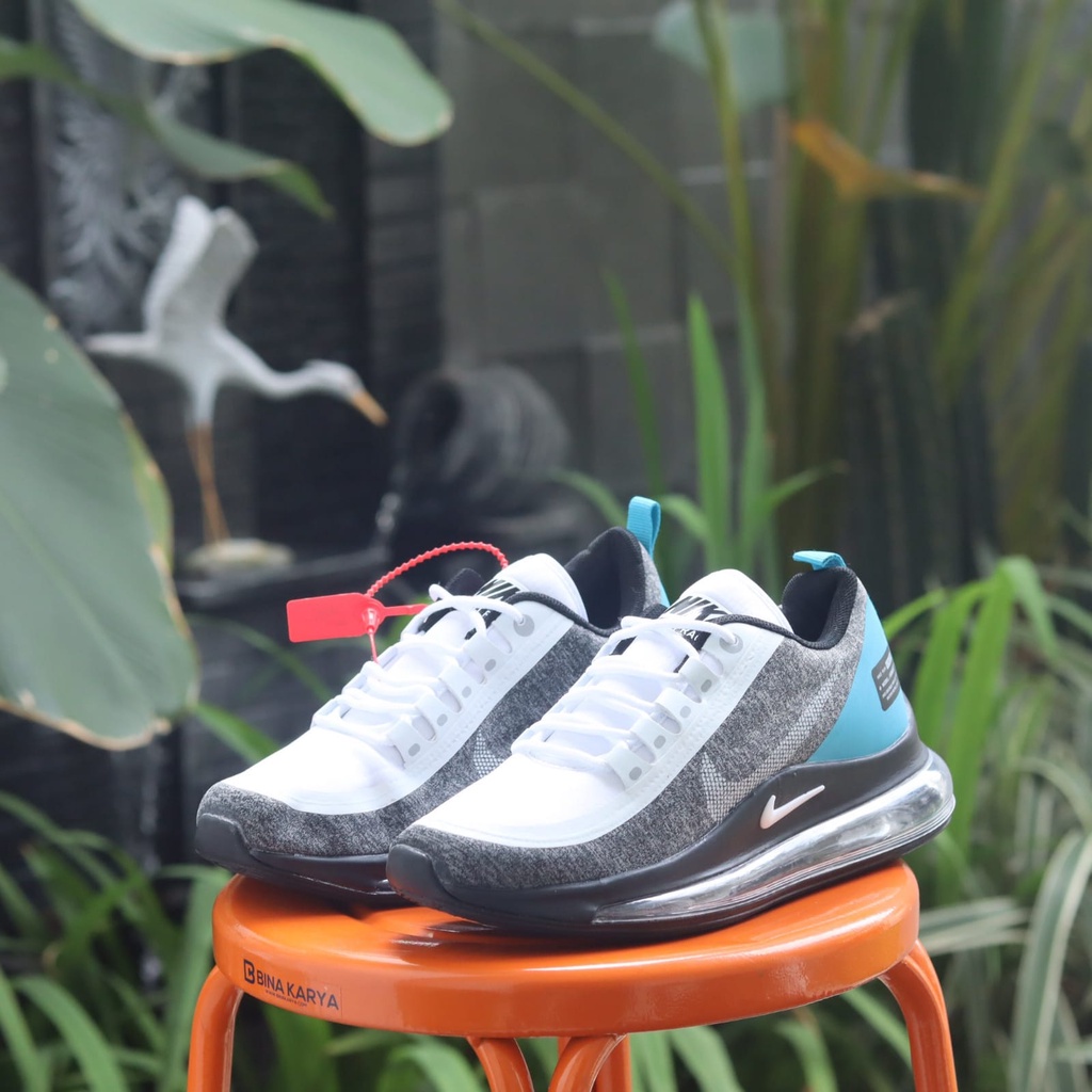 SEPATU NIKE A1RMAX 720 SHIELD FOR WOMEN TOSCA - PINK - PUTIH SIZE 36-40 IMPORT VIETNAM-Putih Abu Tosca