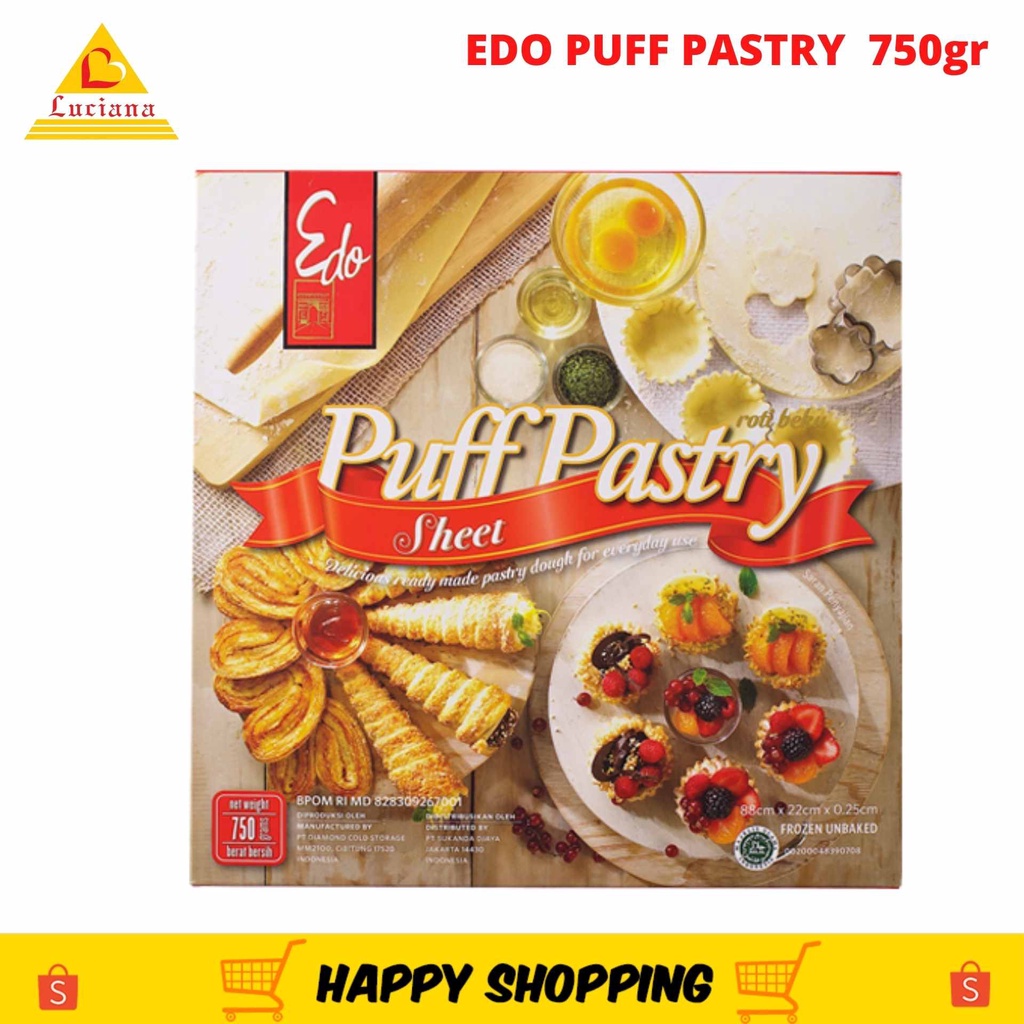 

Edo Puff Pastry 750Gr