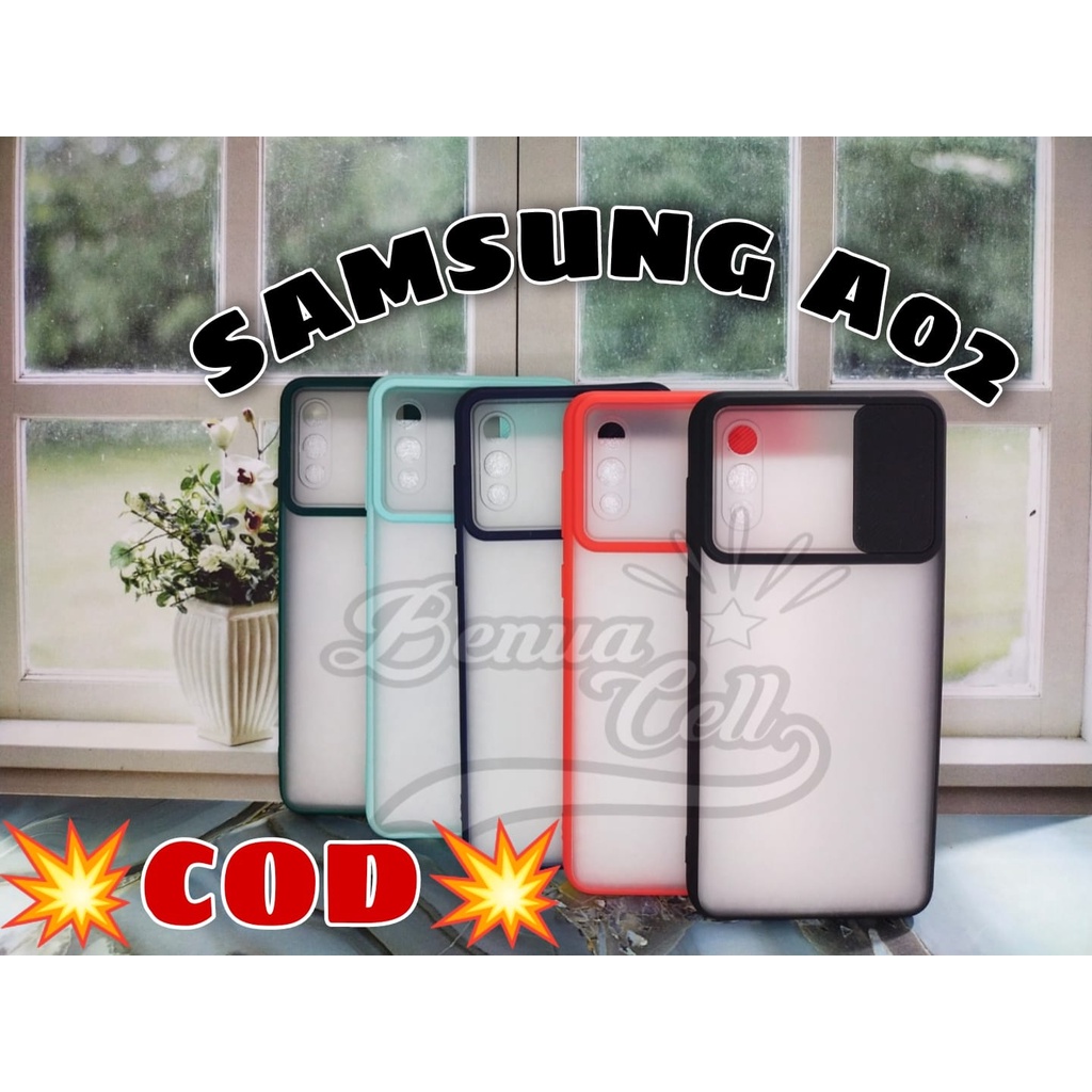 SAMSUNG A02 CASE SLIDE PROTECTION CAMERA SOFTCASE SLIDING KAMERA SAMSUNG GALAXY A02 - BC