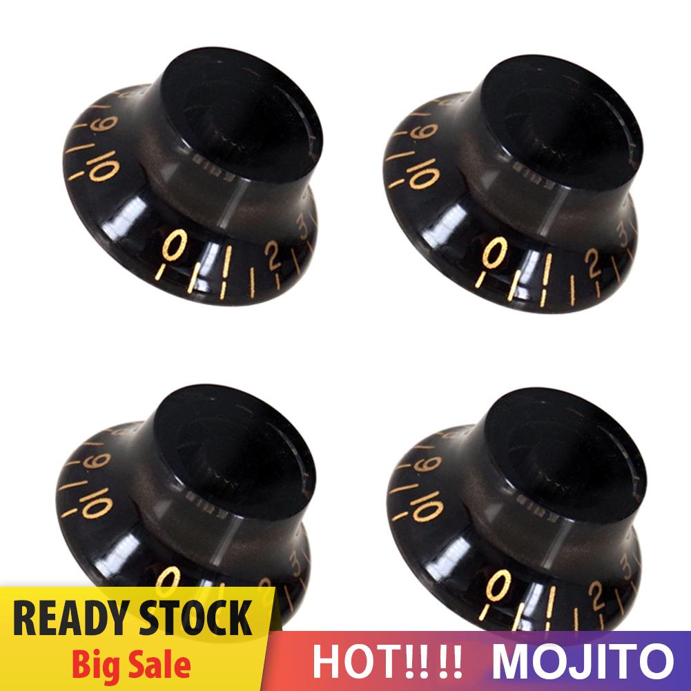 4pcs Knob Kontrol Volume Nada Kecepatan Bahan Akrilik Untuk Lp Sg Gitar Elektrik