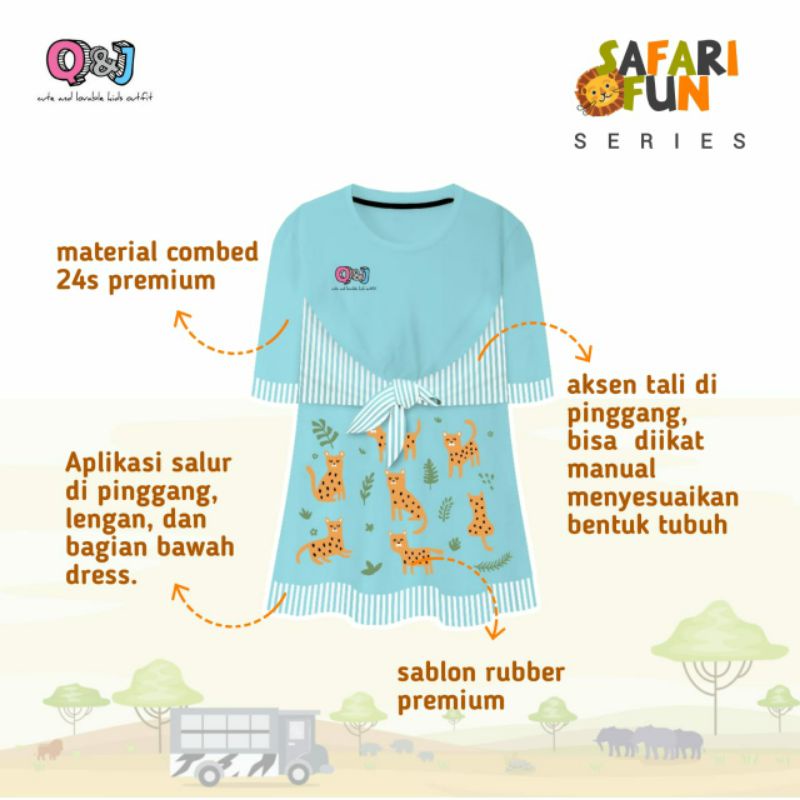 Baju anak laki-laki &amp; perempuan/Safari Fun