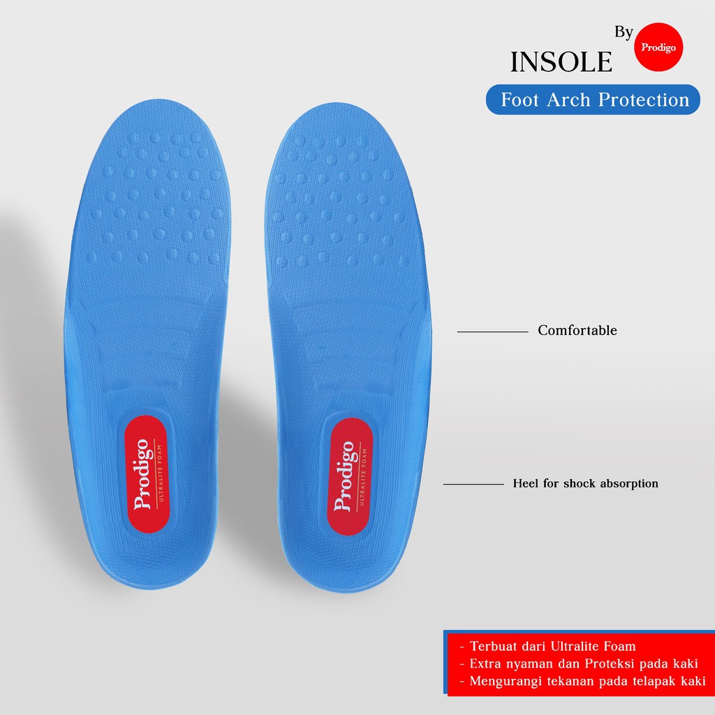 Prodigo* Insole sepatu Sneakers Casual Formal Sport Sekolah Pria Wanita | Alas sepatu Unisex