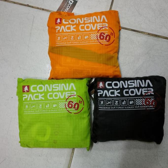 Terbaik Rain Cover Consina 80L Wahn