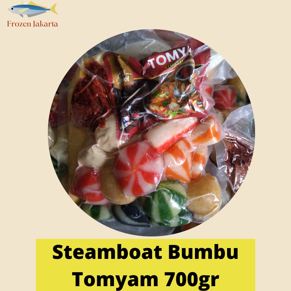 

STEAMBOAT BASO MIX SEAFOOD KEMASAN VACUM + BUMBU TOMYUM 700GR FROZEN JAKARTA CABANG TANGERANG