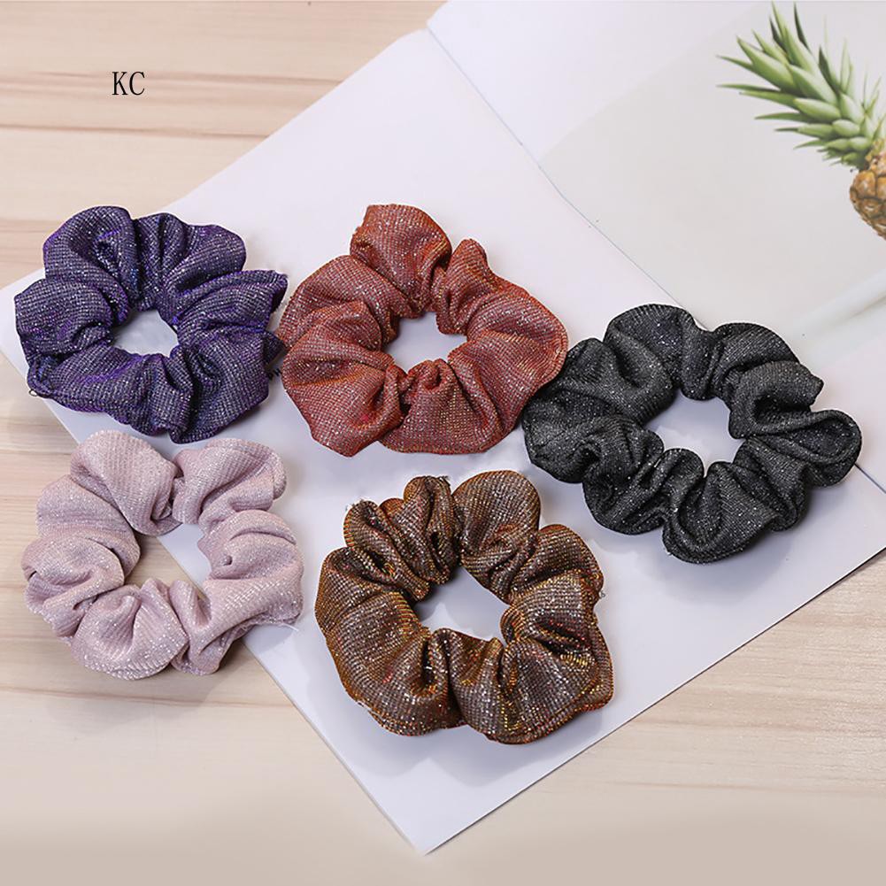 Ikat Rambut Elastis dengan Hiasan Glitter untuk Wanita Ikat Rambut Elastis dengan Hiasan Glitter untuk Wanita