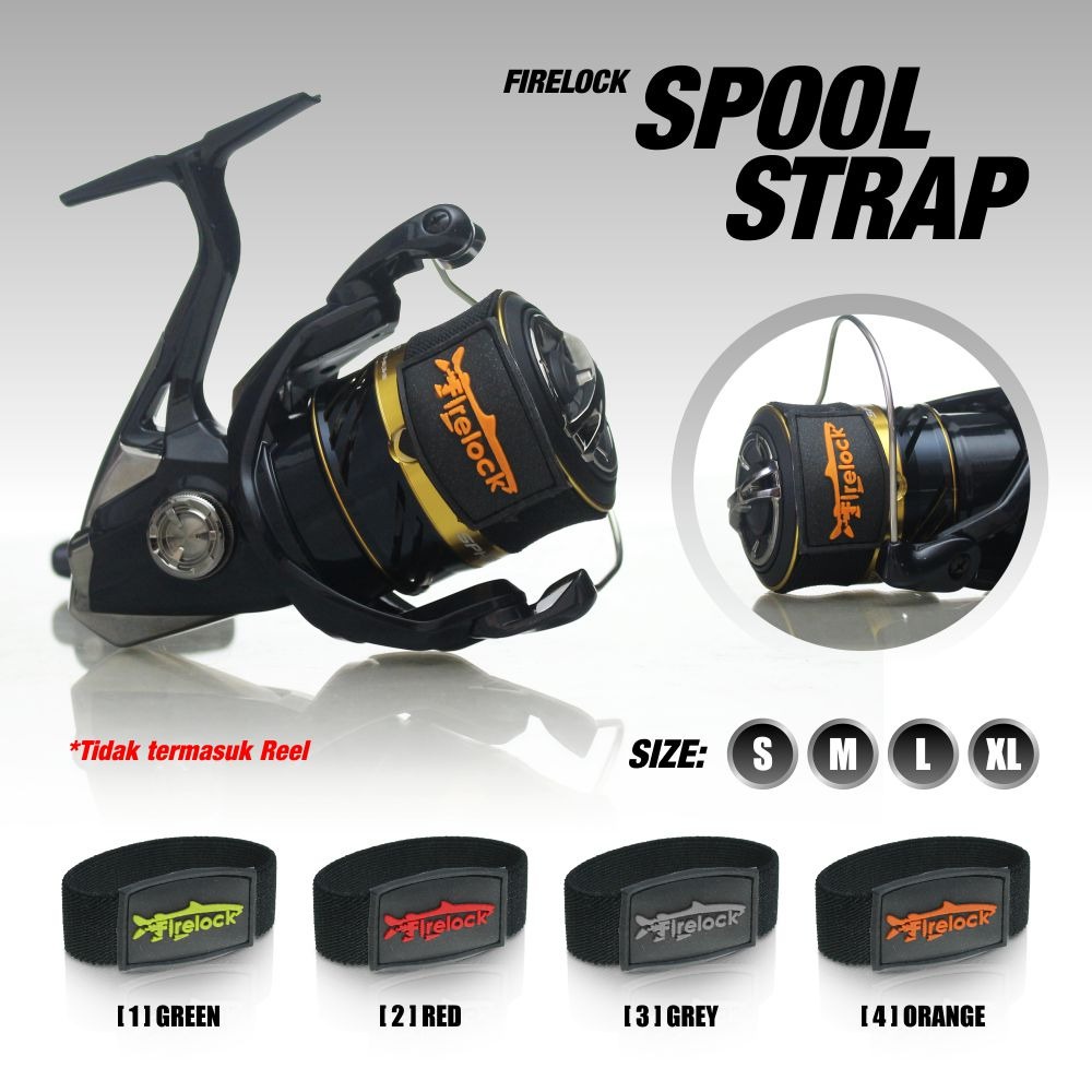 Spool Strap | Spool Band Firelock | Pengikat Tali Pancing Pada Spool