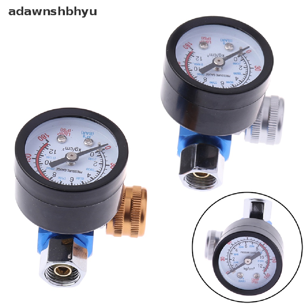 Adawnshbhyu 1/4NPT HVLP spary regulator air pressure gauge regulator Untuk spray gun