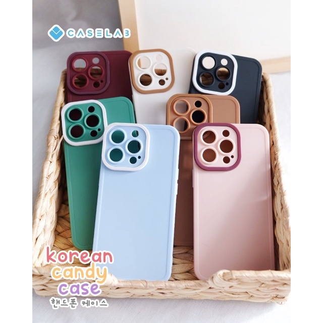 PROCAMERA KOREAN CANDY CASE IPHONE 13PROMAX 12PROMAX 11PROMAX XR XS XSMAX X 11 12 13 11PRO 12PRO 13PRO 7Plus 8plus TPU SOFT PROTECT