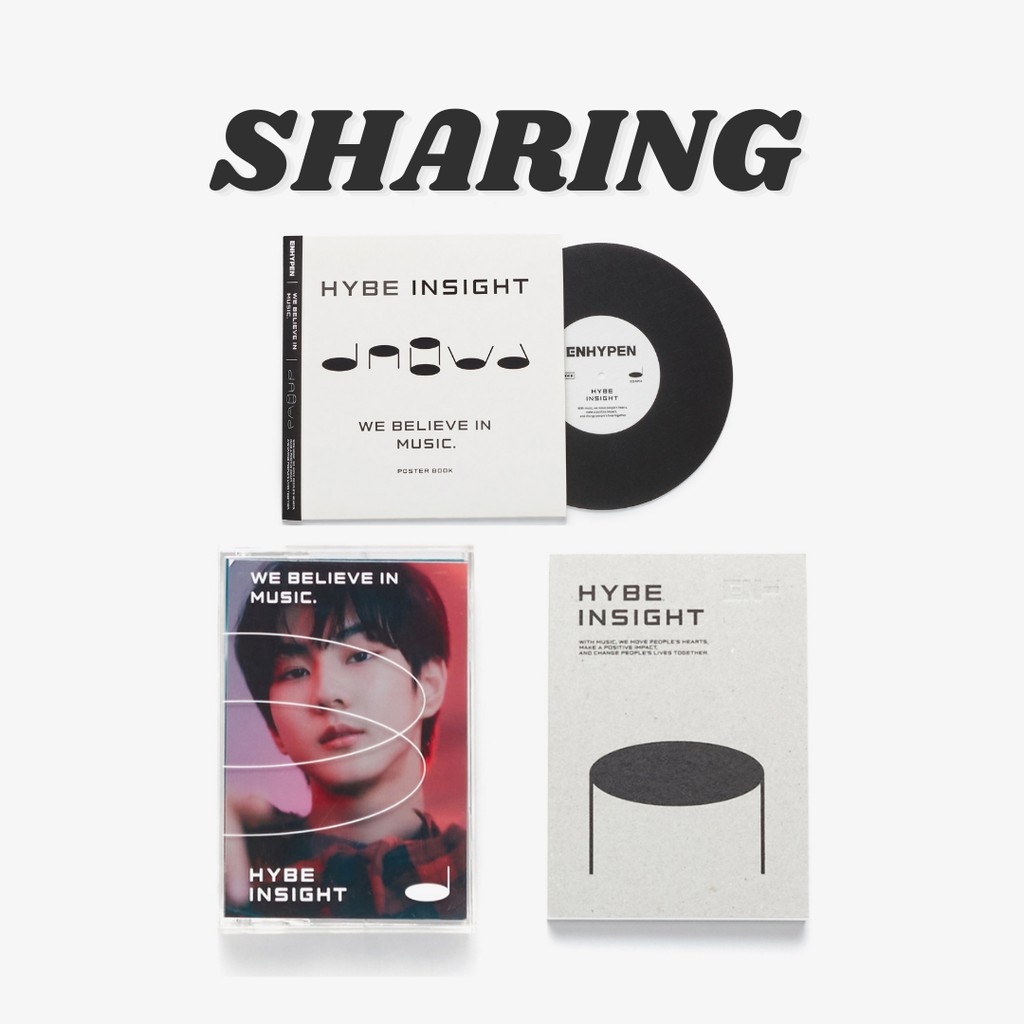 [PO] SHARING HYBE INSIGHT: ENHYPEN MERCH - POSTER SET/POSTCARD BOOK/PHOTOCARD SET