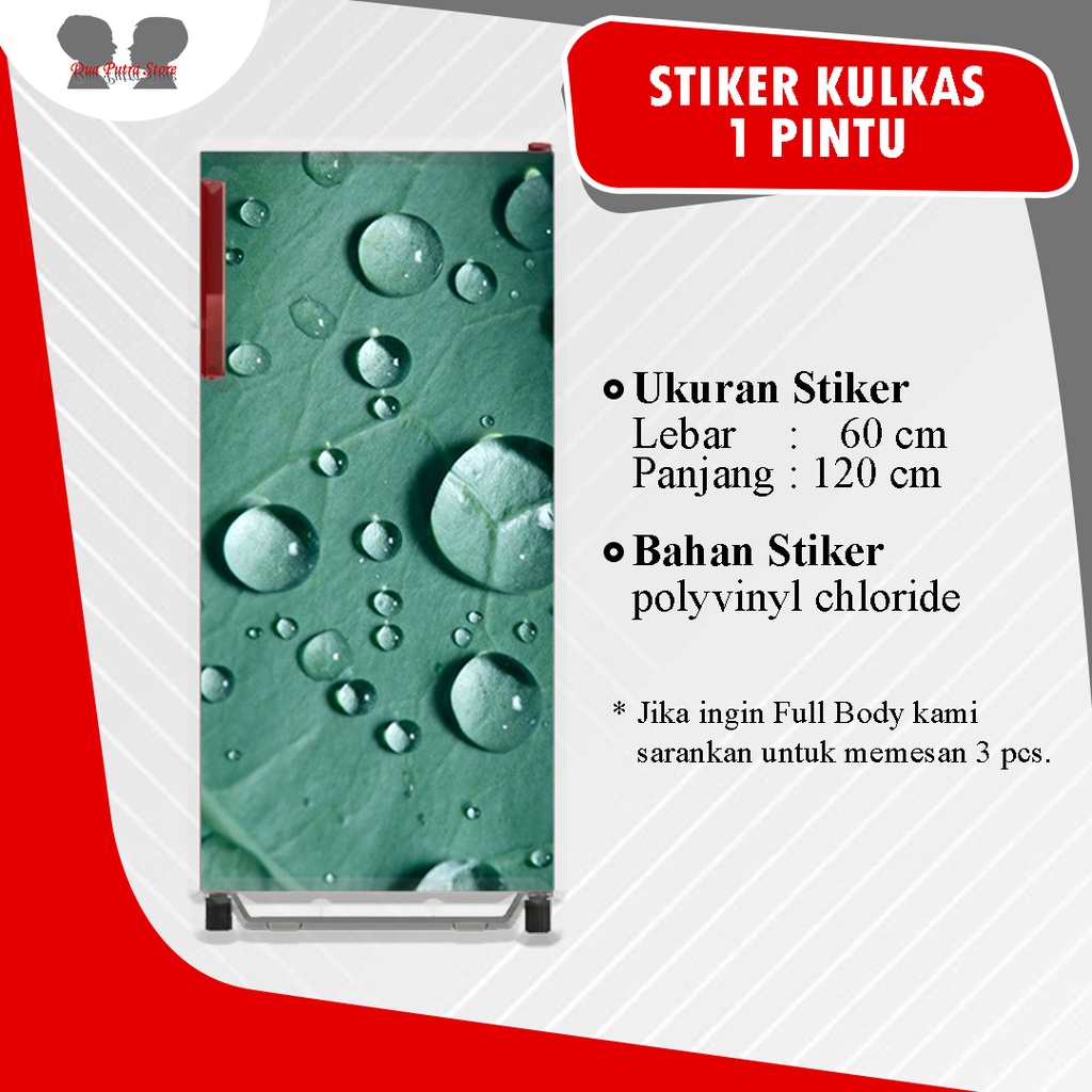 

Sticker Kulkas, Kompor, Magicom, AC dan Mesin Cuci Motif Tetesan Air Tosca