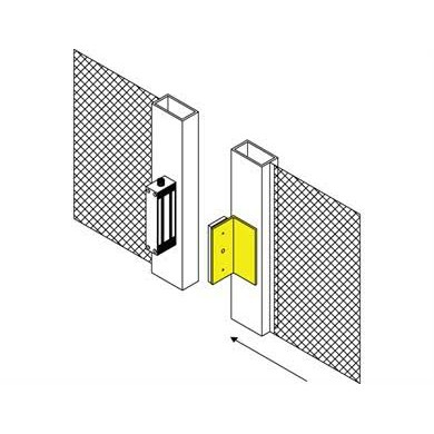 Murah WATERPROOF OUTDOOR 280 kg 600 lbs Magnetic Lock Electric Door 280kg