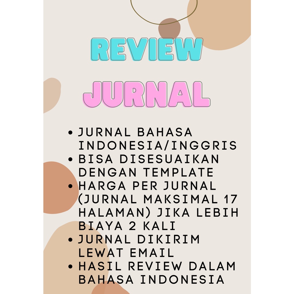 Review Jurnal  Indonesia Inggris