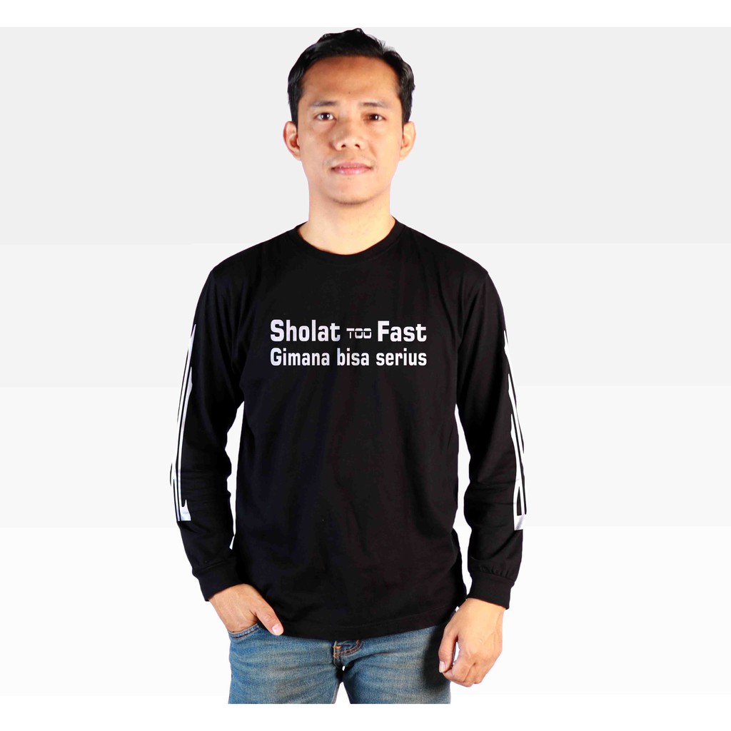 JOPPERSIDE T SHIRT KAOS DISTRO DAKWAH MUSLIM LONG SLEEVE LENGAN PANJANG PRIA ORIGINAL TL8