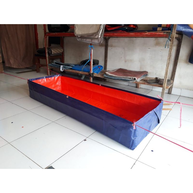 terpal kolam ikan TYPE A5 ukuran (150×50×25)