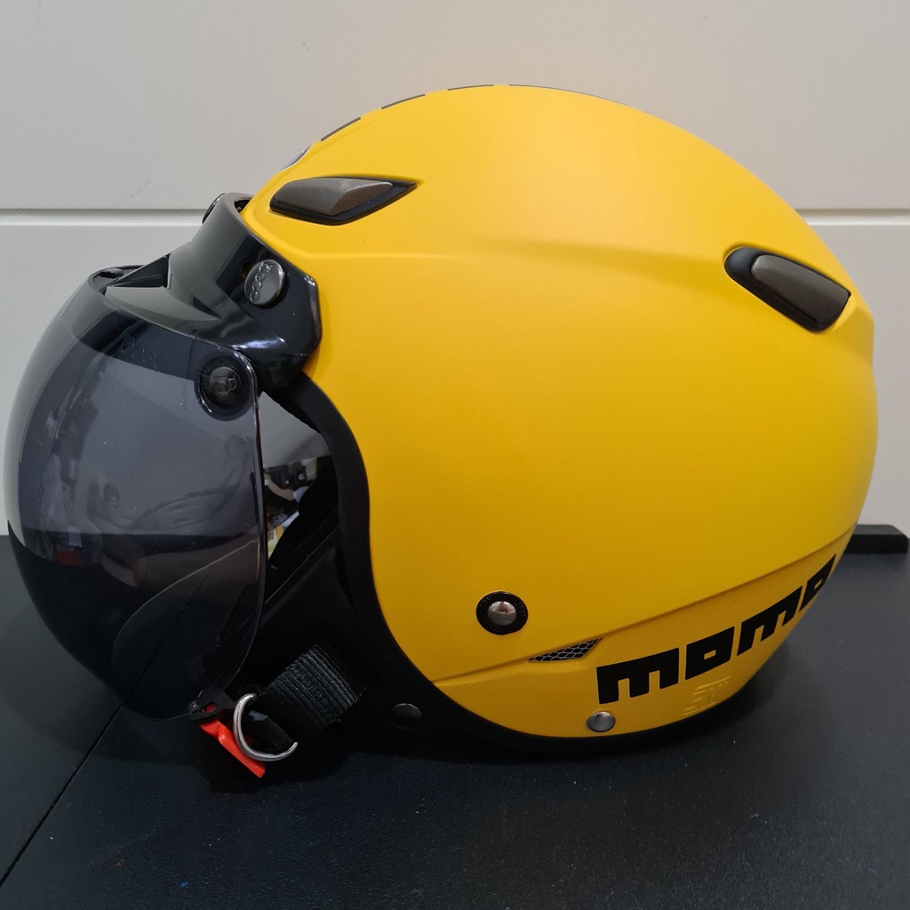 JPN Helm Kawai Momo Kuning Doff Cembung All Size