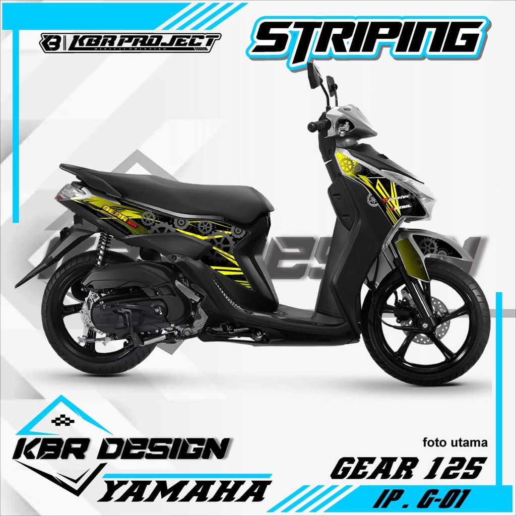 GEAR 125 (COD) STICKER STRIPING GEAR 125 - STICKER STRIPING GEAR 125.01