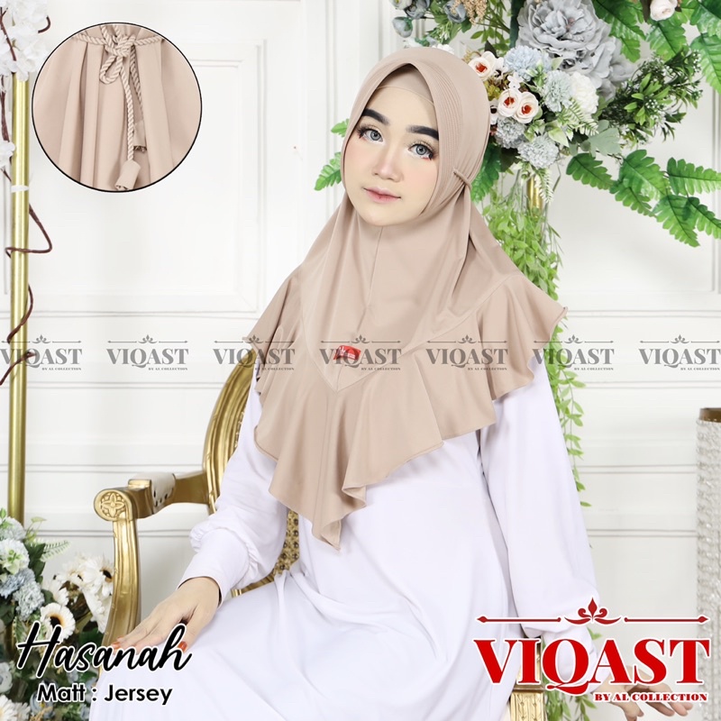 Hijab Bergo Hasanah Tapi Kepang Pet ORIGINAL VIQAST