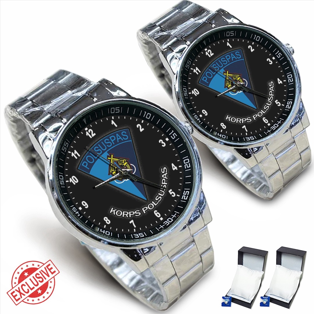 Jam Tangan Rantai Couple POLSUSPAS - 01 (Mantul)