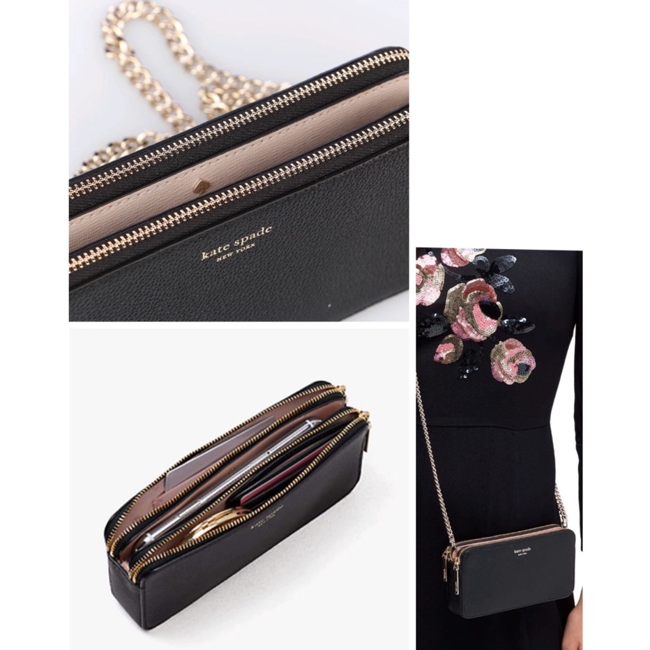 Kate spade margaux double zip mini crossbody