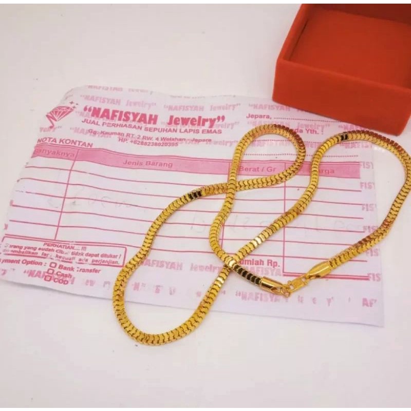 kalung Milano 50 gram Emas LM/London 24K kadar 99,99%