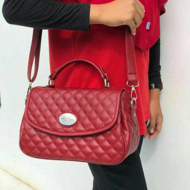 Prianka Tas Wanita Selempang Murah My Qeena Kekinian Original Ransel Kerja Kecil Pesta Kondangan Kul