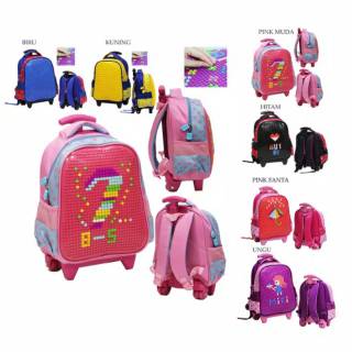  TAS  RANSEL BACKPACK BAHU PUNGGUNG ANAK SEKOLAH PEREMPUAN 