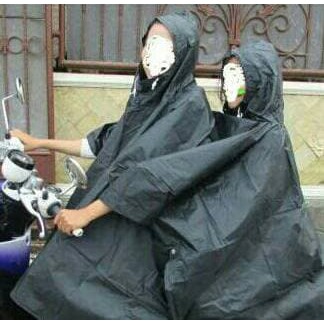 Jas hujan ponco 2 kepala "Prokita"