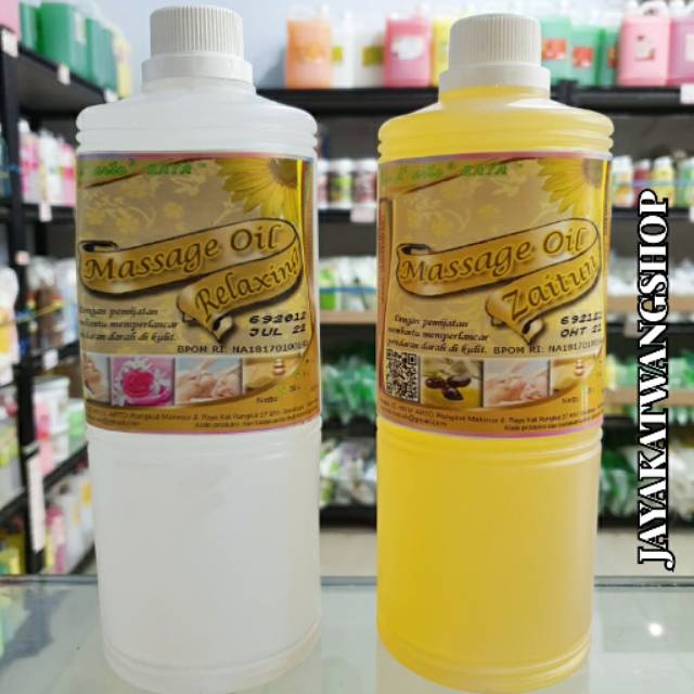 HINDARTO Massage Oil Minyak Pijat 1 L / 1000 ML Zaitun / Relaxing