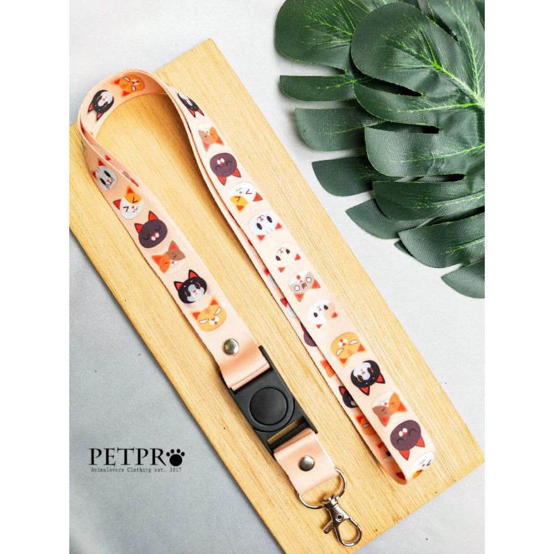 

Lanyard/Gantungan Tali Leher Gambar Kucing