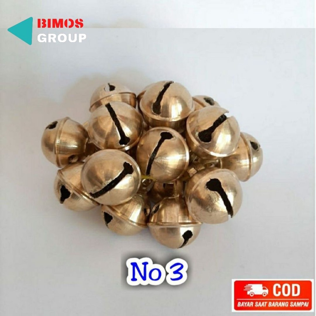 BEL KLINTING BEL KRINCING KERINCING KUNINGAN LONCENG KLINTING 2.4CM NO 3