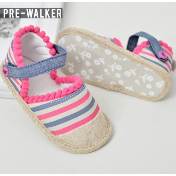 LIU12 Sepatu Bayi Anak anti slip/Baby Prewalker Shoes Belajar Jalan Bayi Pergi Jalan Fashion Casual