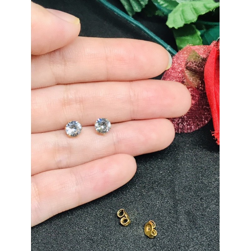 Anting Tusuk mata Emas Titanium anti karat