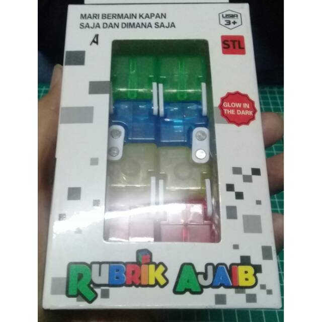 Rubik Rubrik Ajaib Glow In The Dark