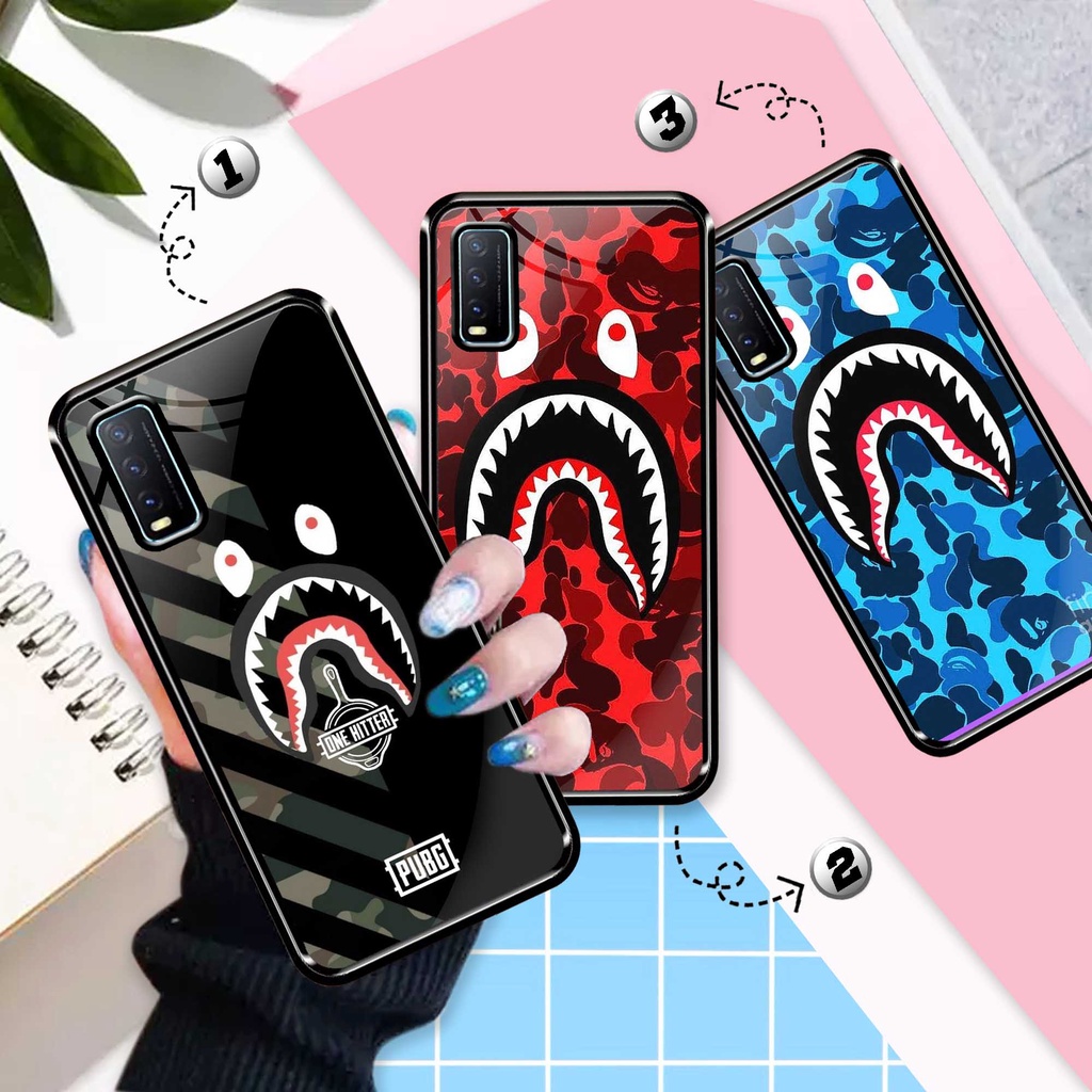 Case REDMI NOTE 5A REDMI 4 POCO M3 POCO X3 X3 PRO MOTIF BAPE Casing Hardcase Premium Glossy 2D Terba