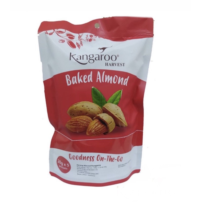 

Kangaroo Baked Almond 100gr (5pcs x 20gr)