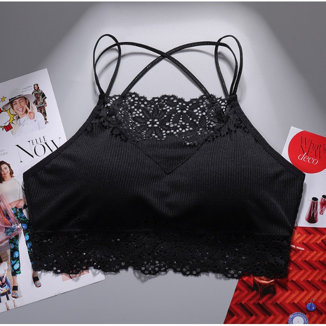 VS - BRA / BH WANITA SPORT LACE YOGA BRUKAT/ BRA PUSH UP SEAMLESS  PAKAIAN DALAM WANITA IMPORT 909