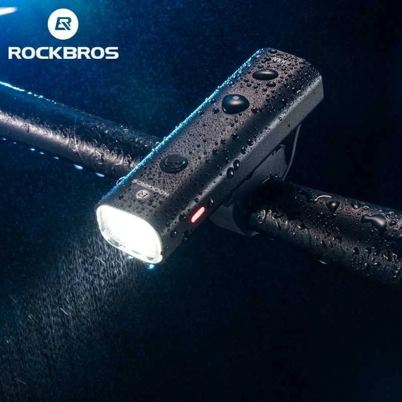 Rockbros Lampu Sepeda USB Rechargeable 2000mAh 400 Lumens Termurah