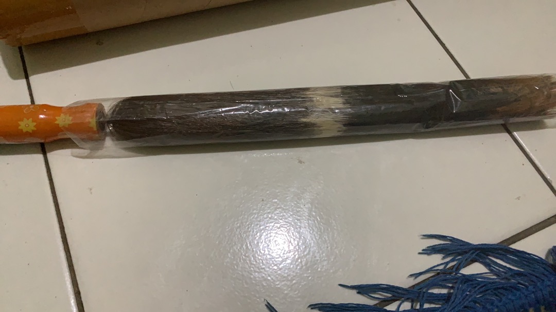 Kemoceng Pembersih Debu Bulu Halus Sintetis Panjang 45 Cm Murah Awet Bagus - Kamoceng Sintes