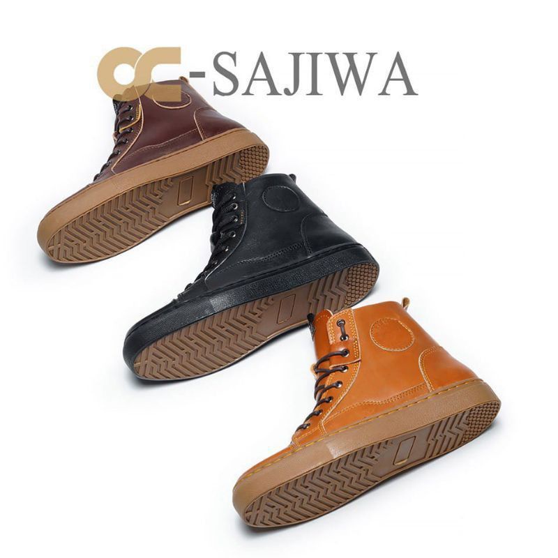 SEPATU KULIT BOOTS BEST SELRER/SEPATU KULIT TERBAIK OC-SAJIWA