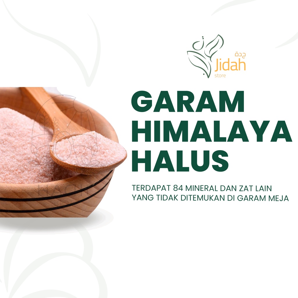 Garam Himalaya Halus pink salt 30 gram asli garam mpasi himalayan garam pink merah pakistan